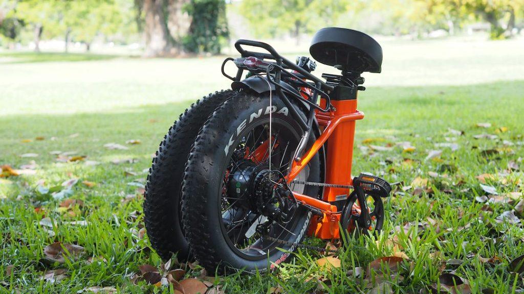 Folding e-bike for RV camping adventures