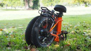 Folding e-bike for RV camping adventures